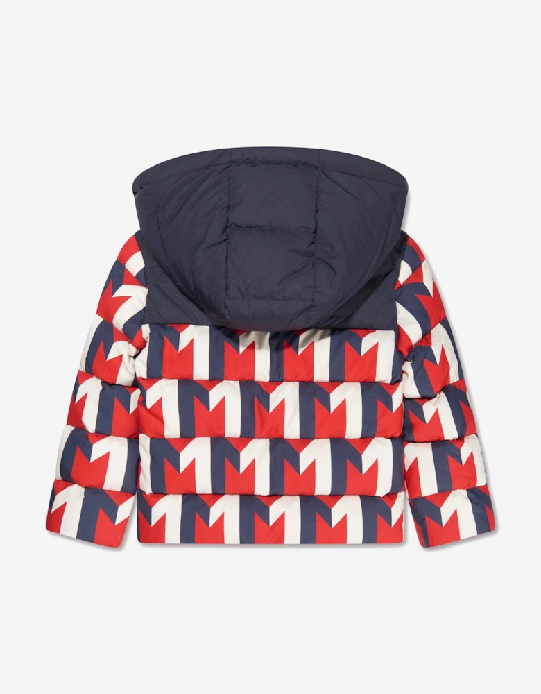 Enfant Boys Down Padded Evano Jacket in Multicolour