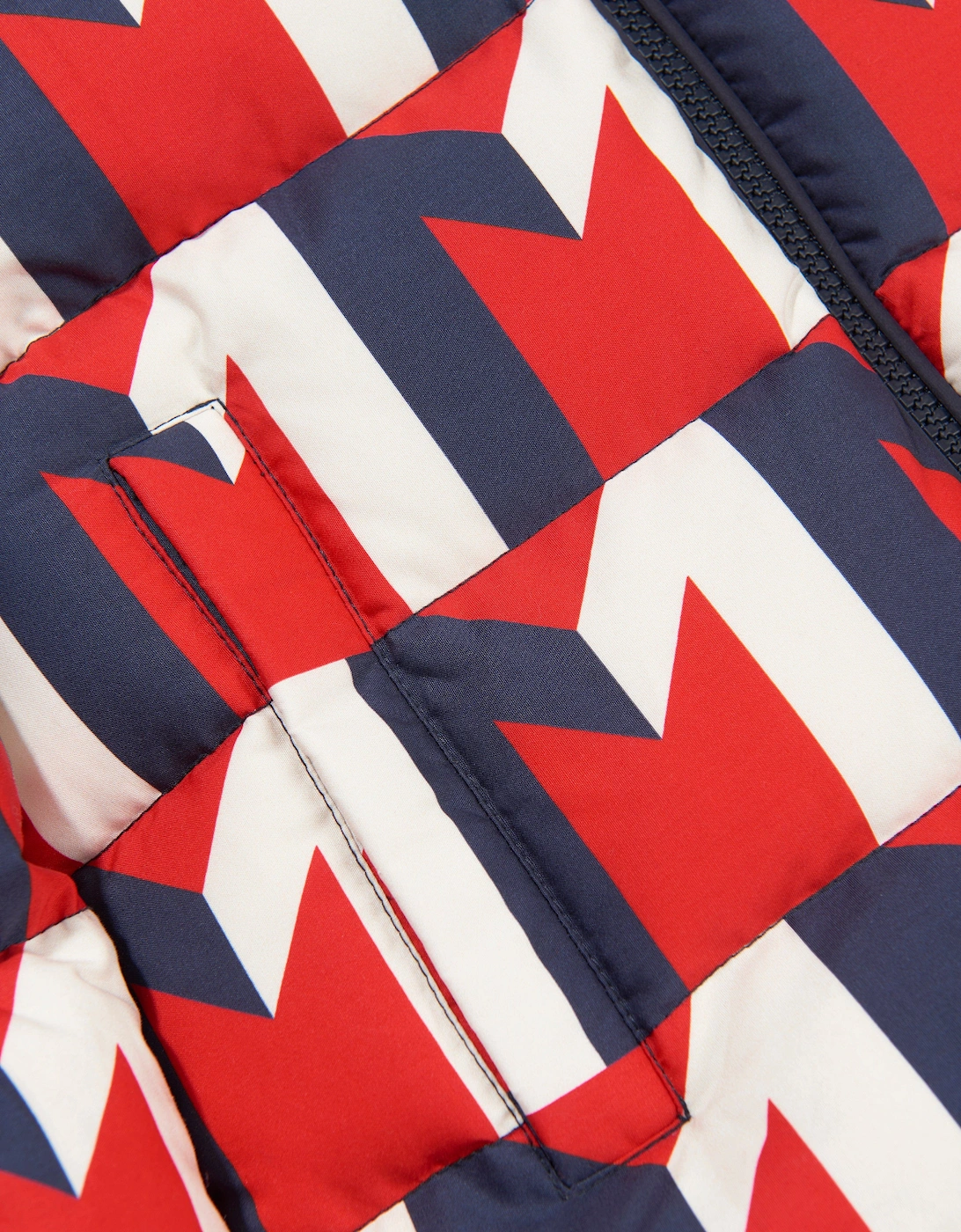Enfant Boys Down Padded Evano Jacket in Multicolour