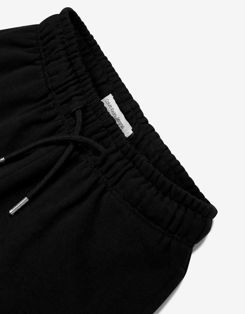 Kids Monogram Relaxed Shorts in Black