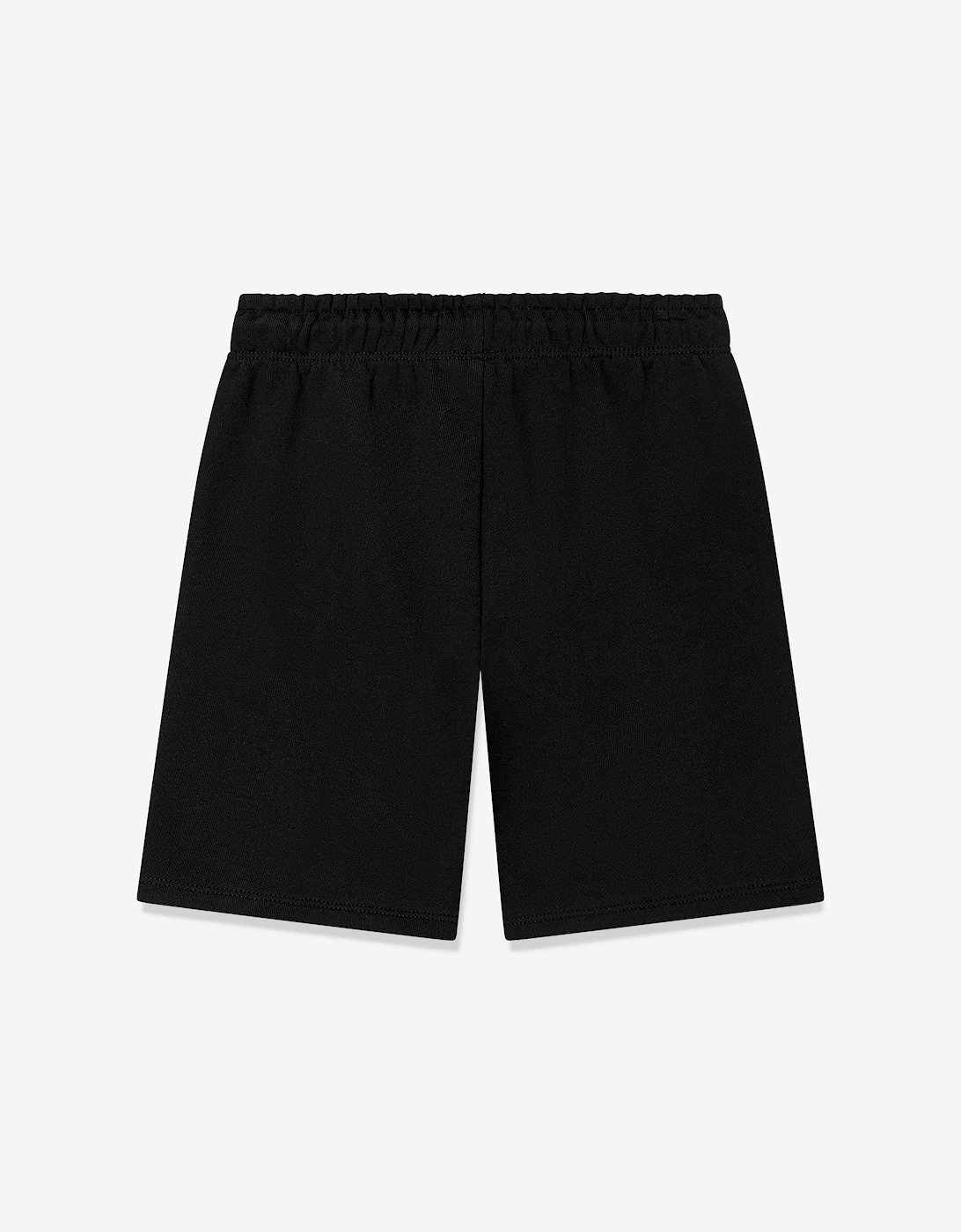 Kids Monogram Relaxed Shorts in Black