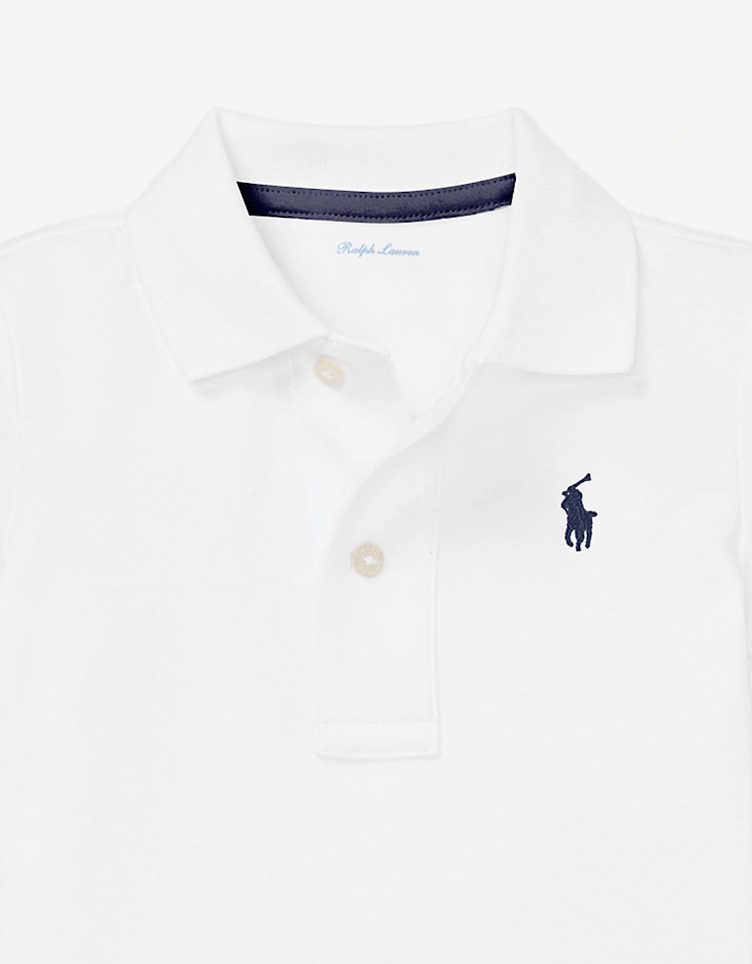 Baby Boys Logo Bodysuit in White