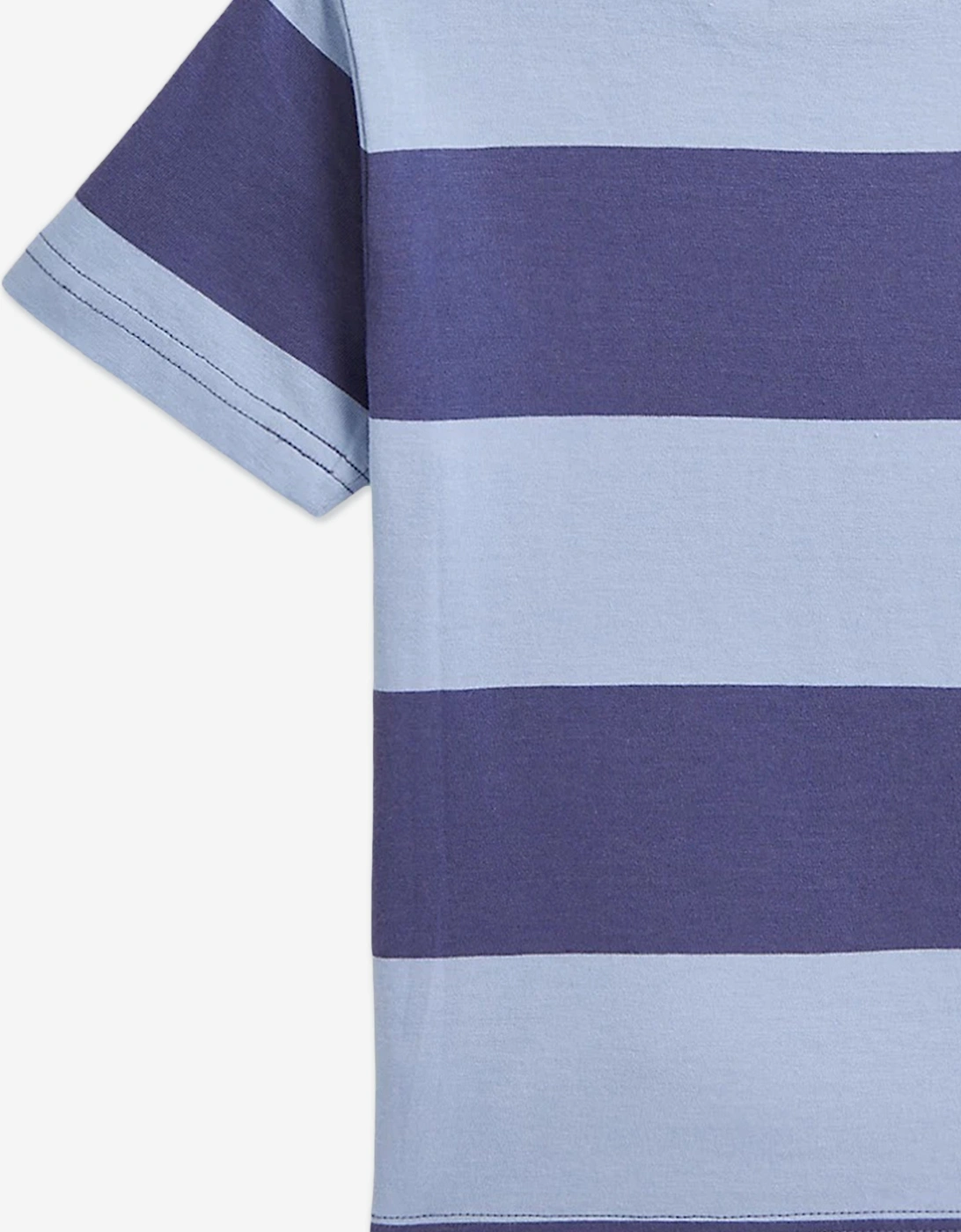 Boys Striped Jersey T-Shirt in Blue