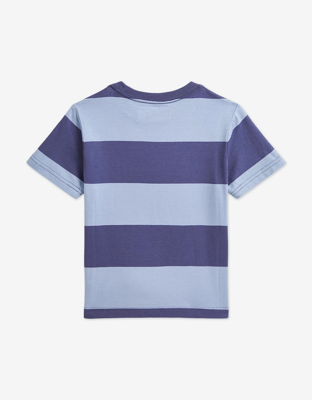 Boys Striped Jersey T-Shirt in Blue