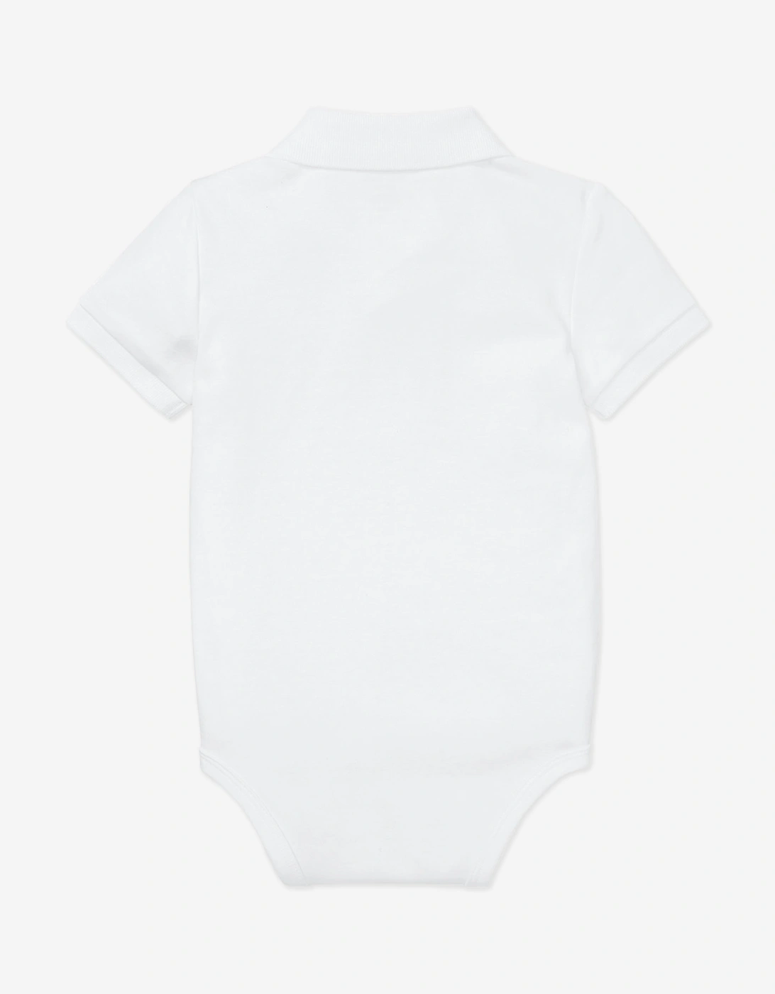 Baby Boys Logo Bodysuit in White