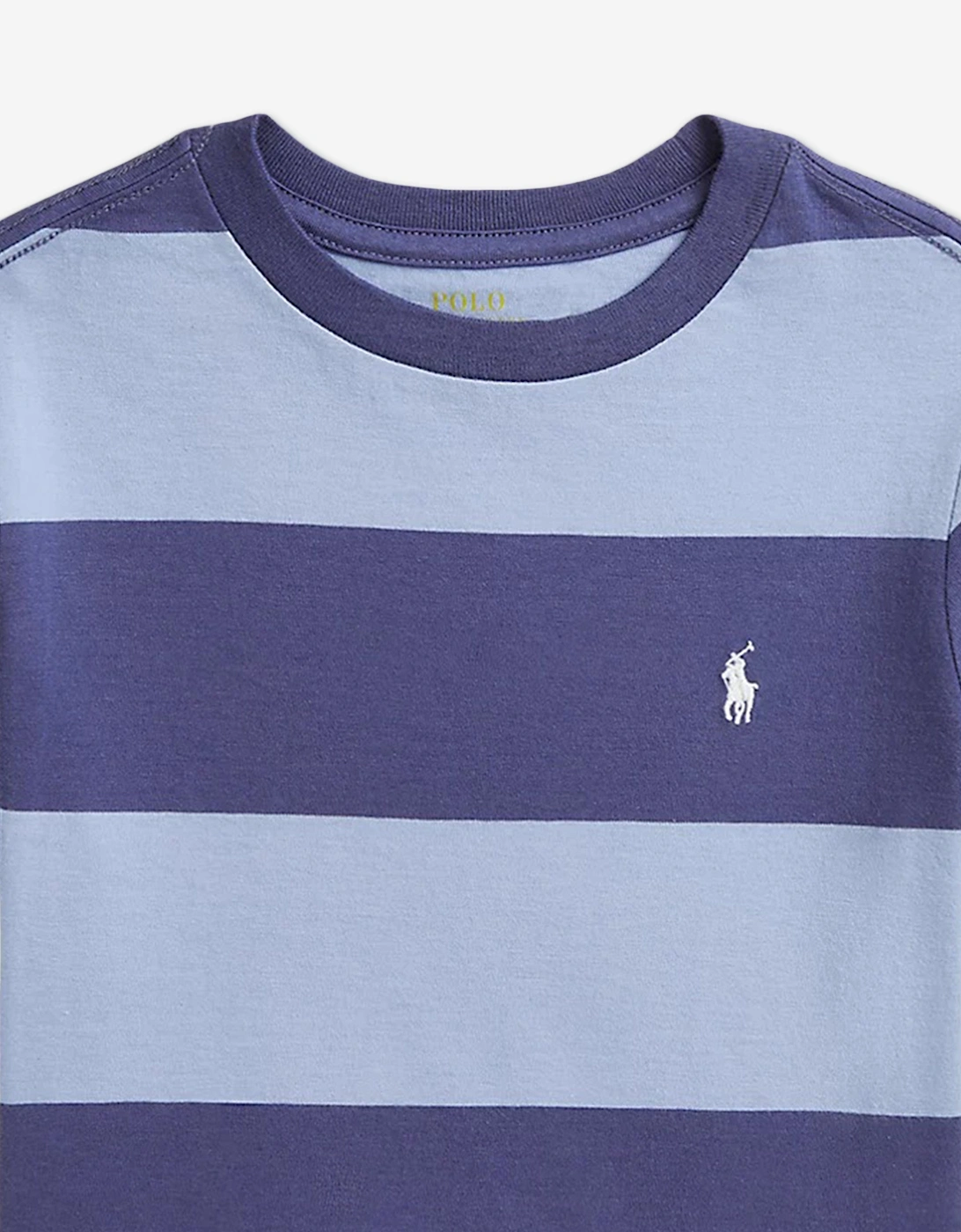 Boys Striped Jersey T-Shirt in Blue