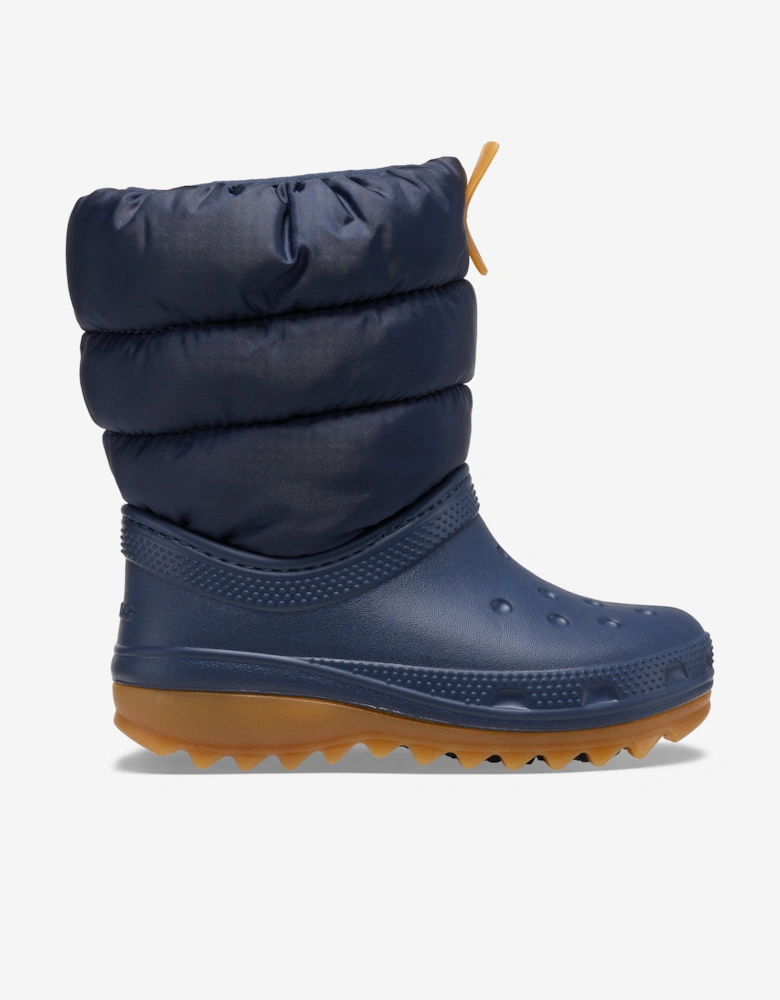 Kids Classic Neo Puff Boots in Navy