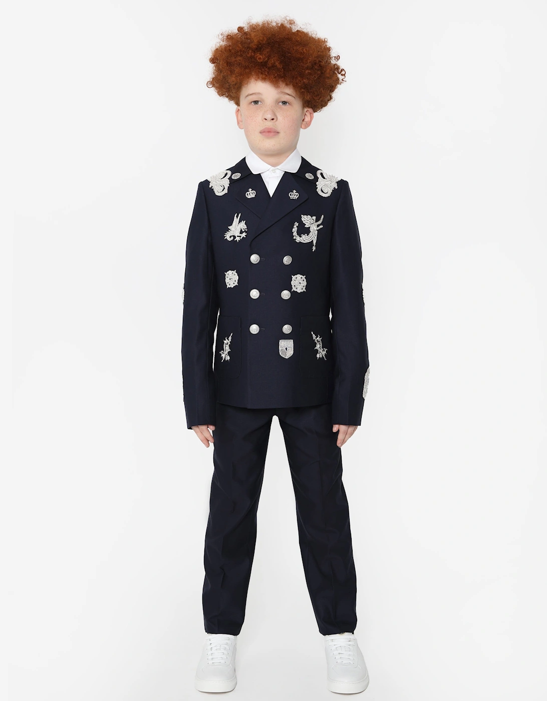 Boys Neil Suit in Navy, 8 of 7