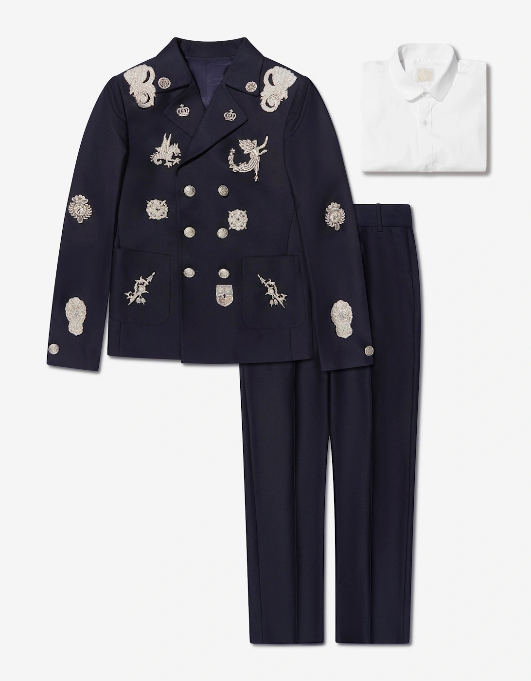 Boys Neil Suit in Navy