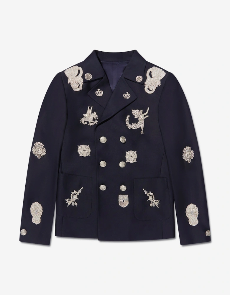 Boys Neil Suit in Navy
