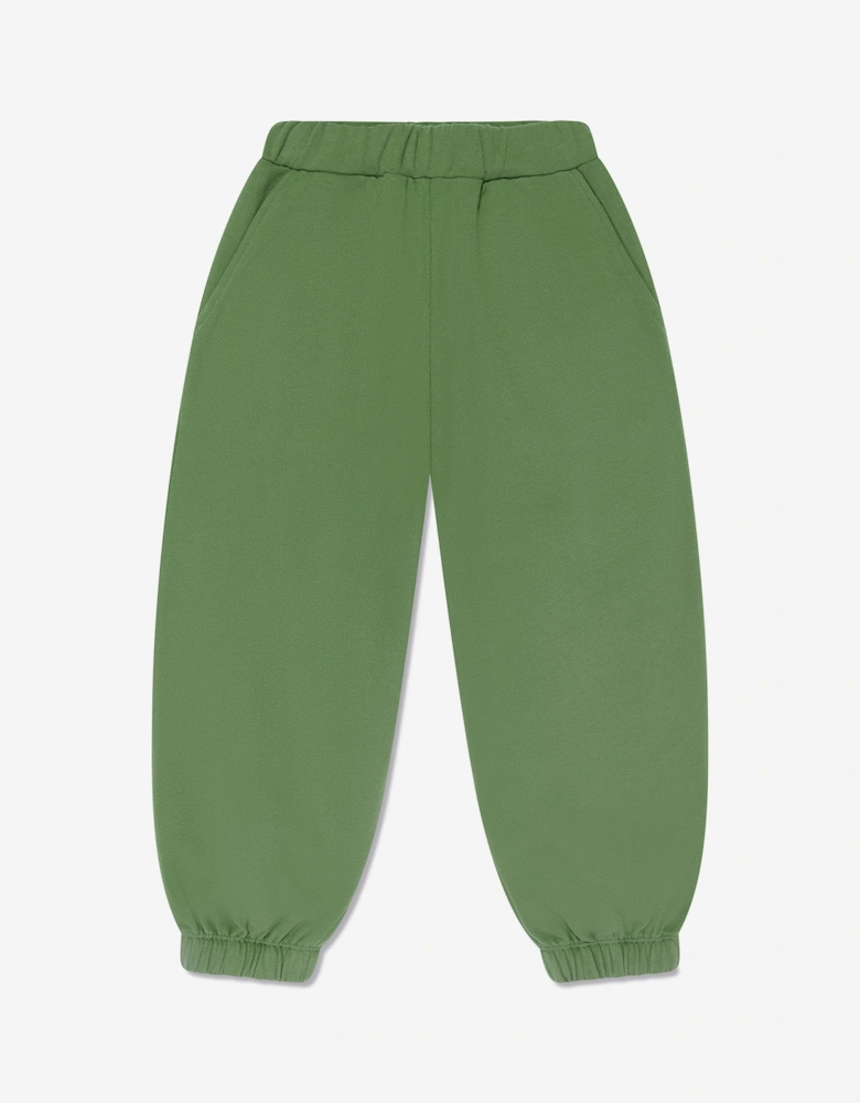 Boys Branded Joggers in Green