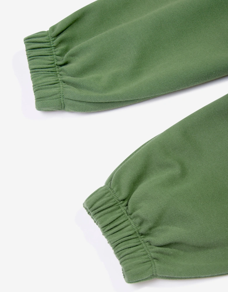 Boys Branded Joggers in Green