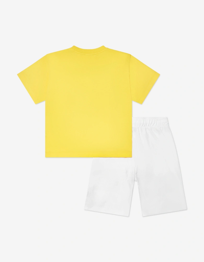 Boys T-Shirt and Shorts Set in Yellow