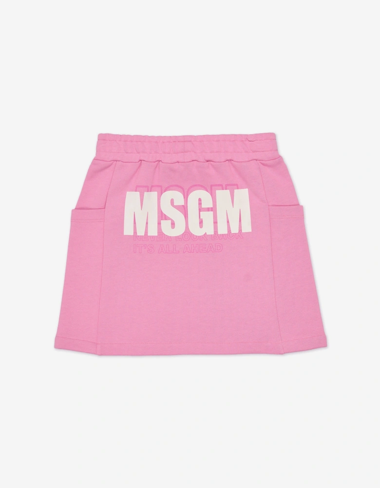 Girls Logo Skirt in Pink
