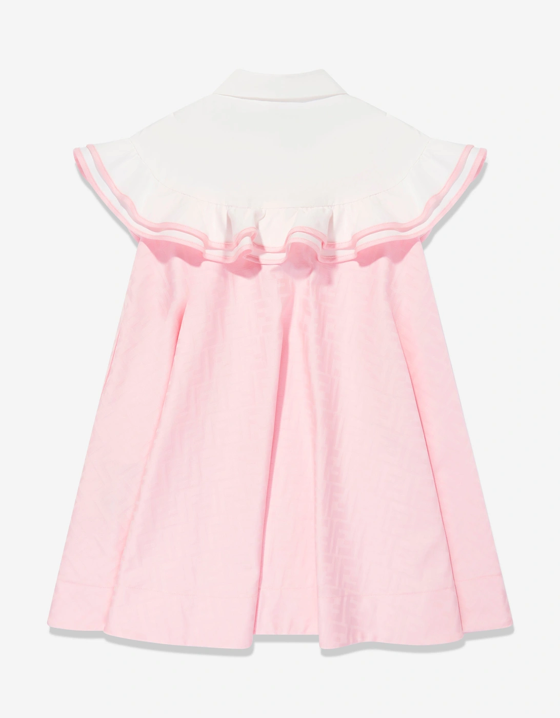 Girls FF Jacquard Dress in Pink