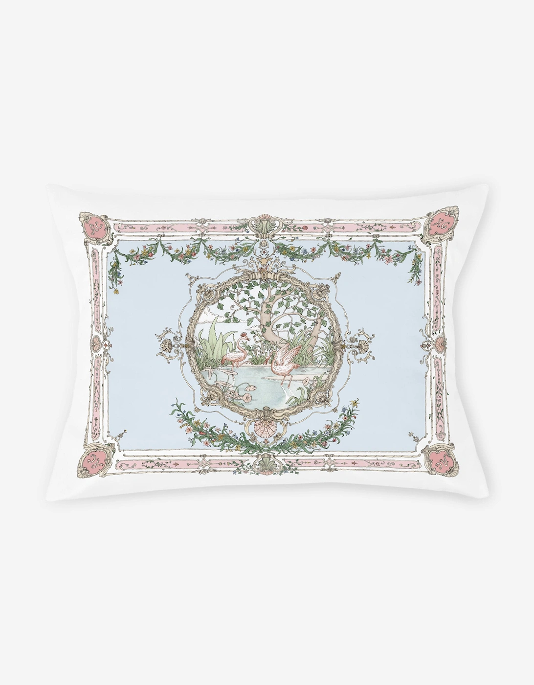 Baby Boys Tapestry Original Satin Pillow Cover in Blue (40 cm x 30 cm), 5 of 4