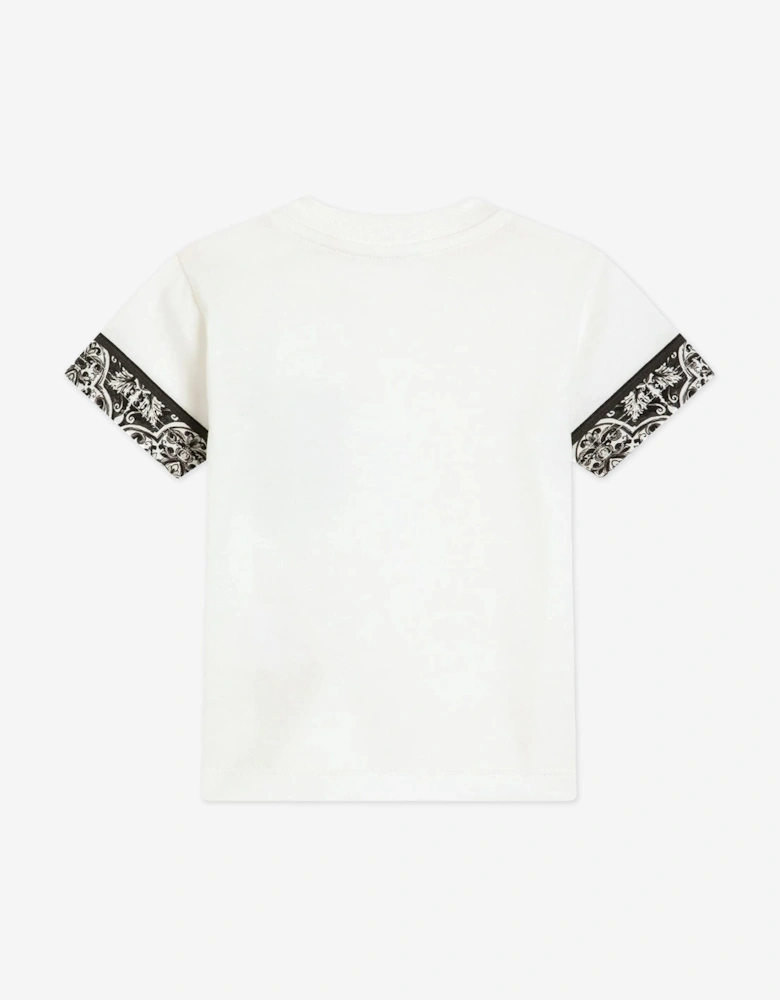 Baby Boys Majolica Pocket T-Shirt in White