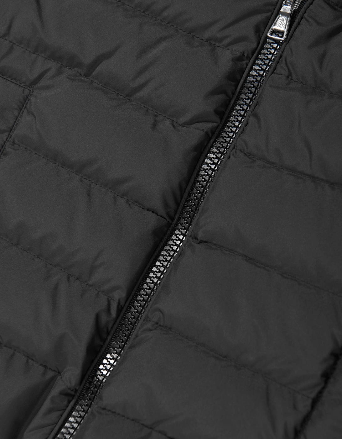 Boys Down Padded Cardigan in Black