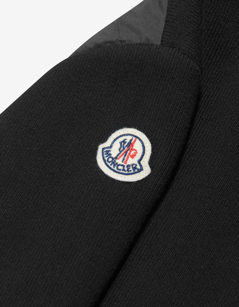 Boys Down Padded Cardigan in Black