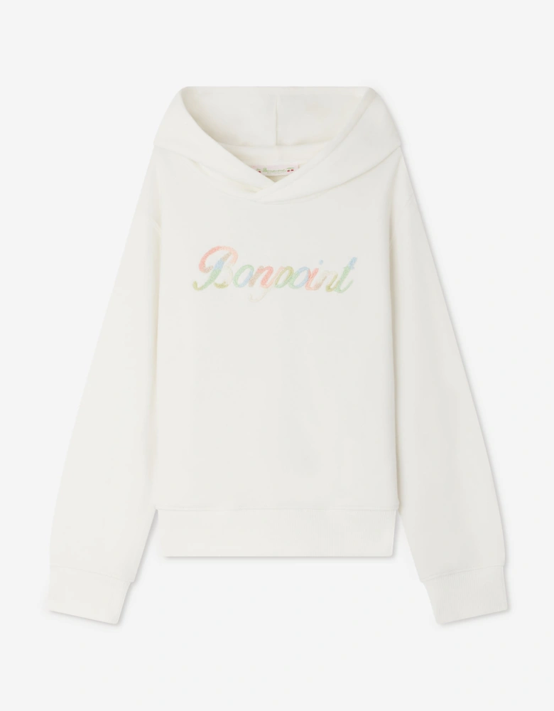 Girls Tita Hoodie in Ivory