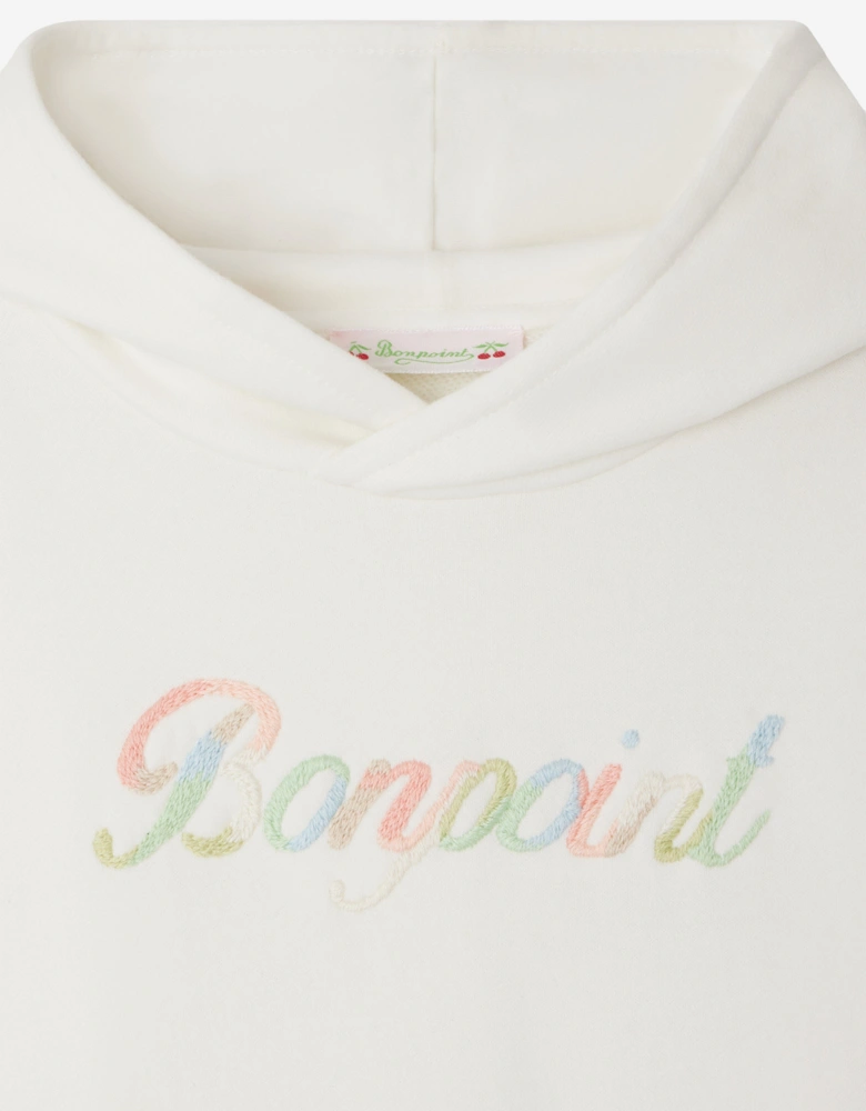 Girls Tita Hoodie in Ivory