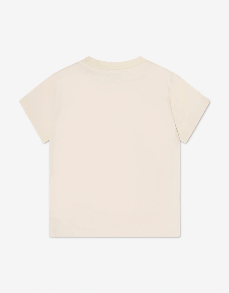 Enfant Girls Logo T-Shirt in Ivory