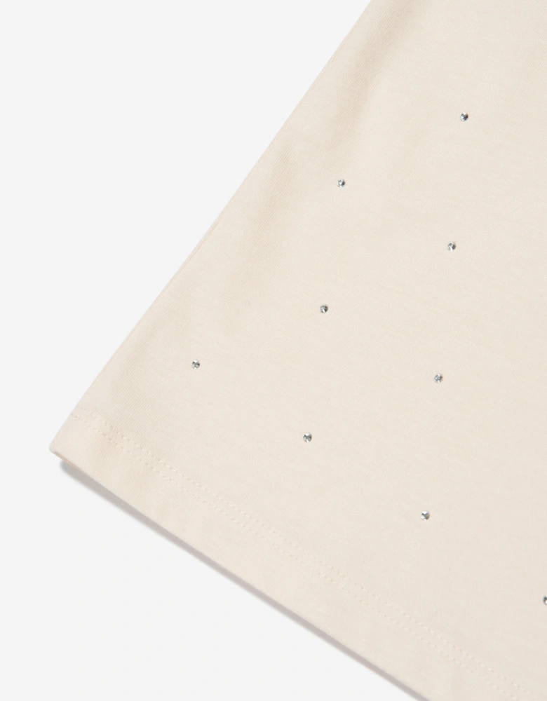 Enfant Girls Logo T-Shirt in Ivory