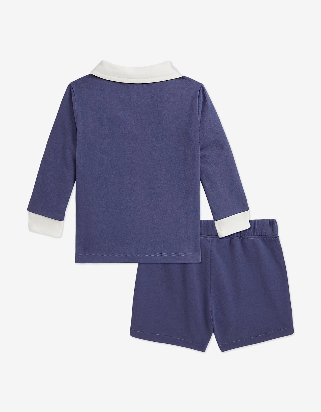 Baby Boys Polo Short Set in Blue