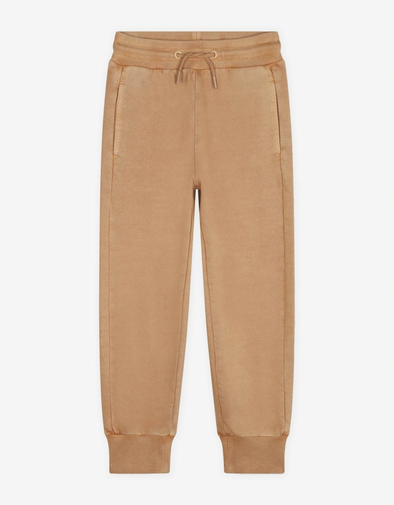 Kids Smiley Joggers in Brown