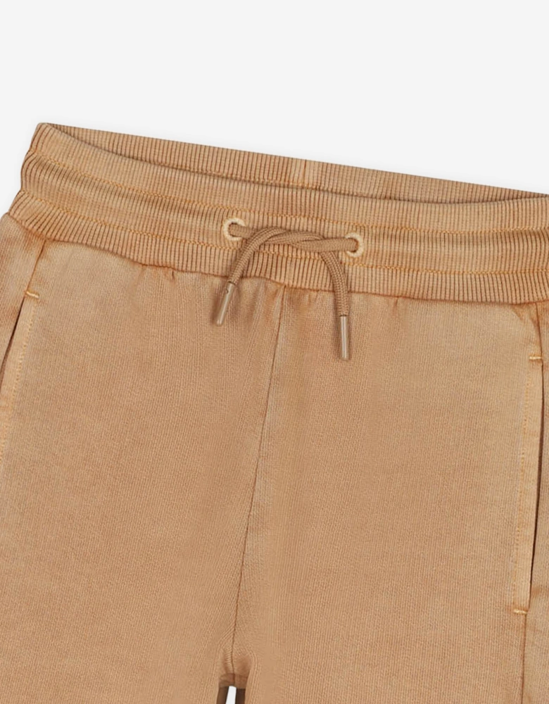Kids Smiley Joggers in Brown