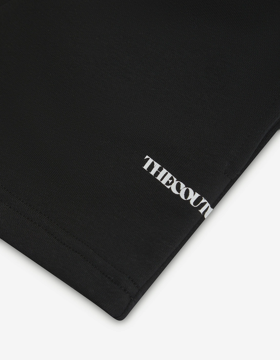 Kids Raw Seam Shorts in Black