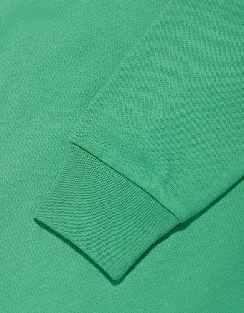 Boys Heavy Weight Jersey Rugby Shirt in Green