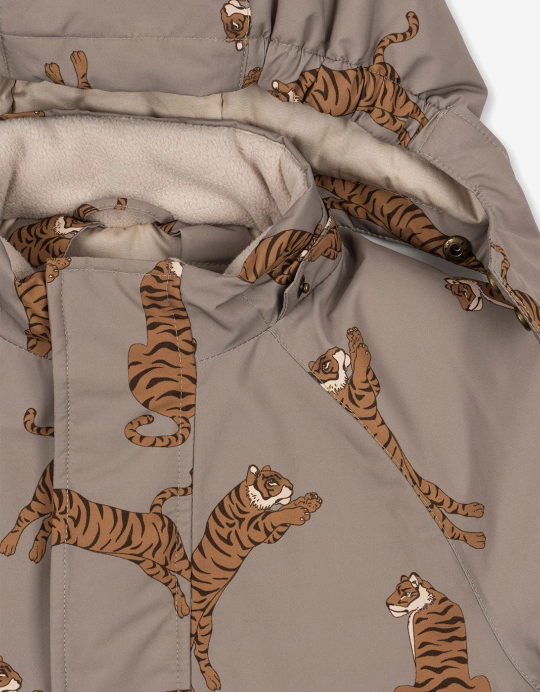 Boys Nohr Tiger Snowsuit in Brown