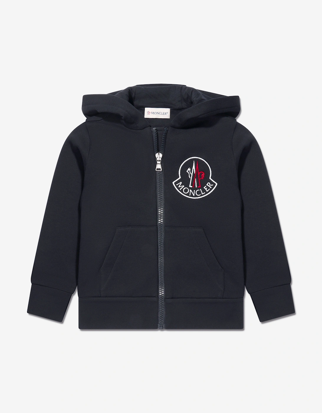 Enfant Kids Zip Up Cardigan in Navy, 5 of 4