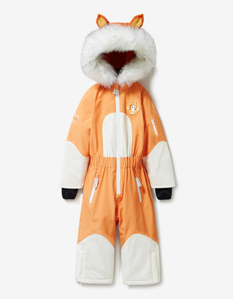 Kids Bingo Snowsuit in Orange