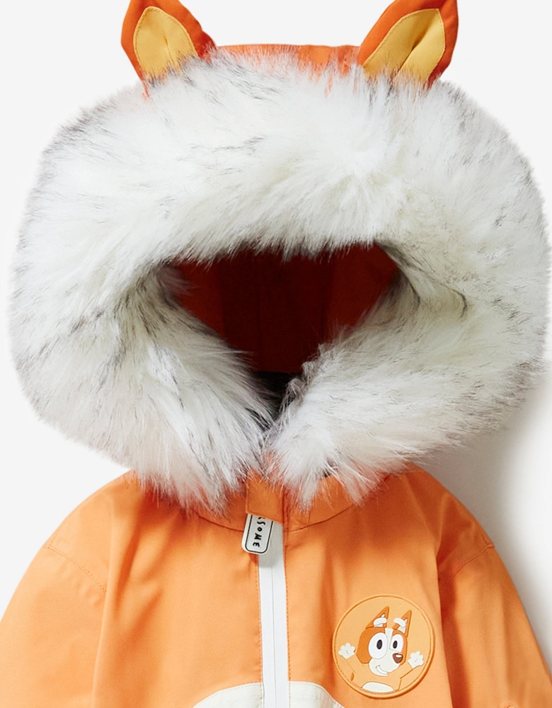 Kids Bingo Snowsuit in Orange