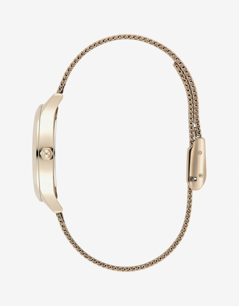Wonderlust IP Mesh Bracelet Watch in Rose Gold (30mm)