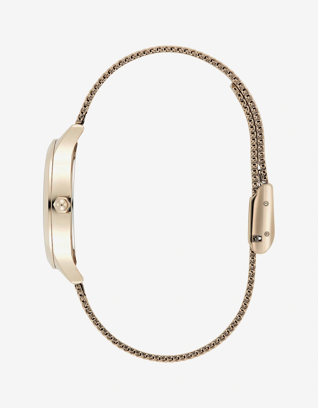 Wonderlust IP Mesh Bracelet Watch in Rose Gold (30mm)