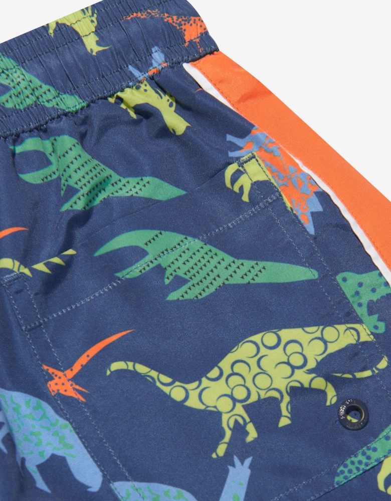 Boys Dinosaur Swim Shorts (UPF50+) in Navy
