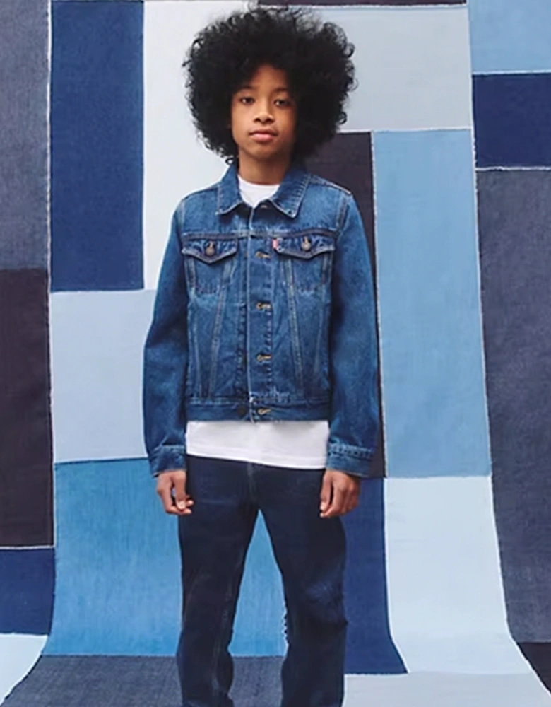 Boys Cotton Denim Trucker Jacket