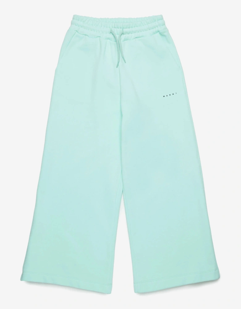 Girls Logo Joggers in Green