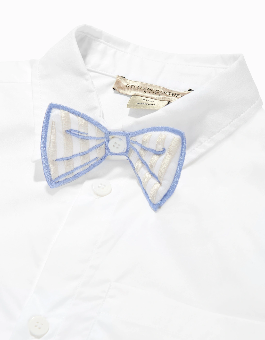 Boys Bow Tie Shirt in White