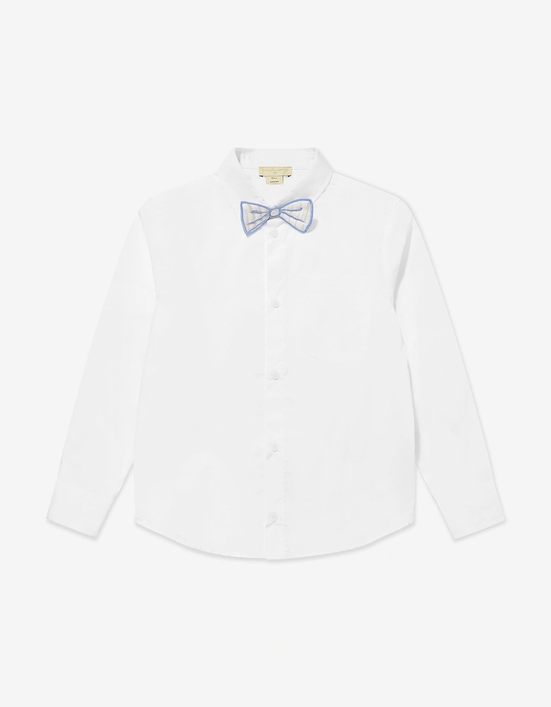 Boys Bow Tie Shirt in White, 5 of 4