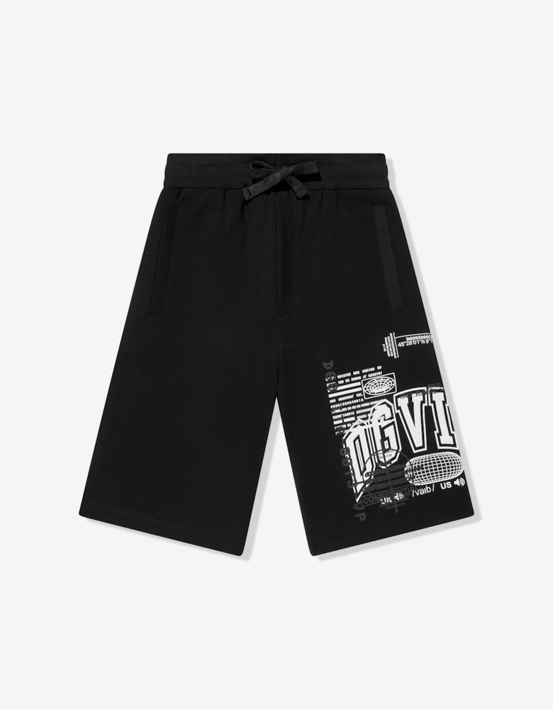 Boys DG Vibe Bermuda Shorts in Black