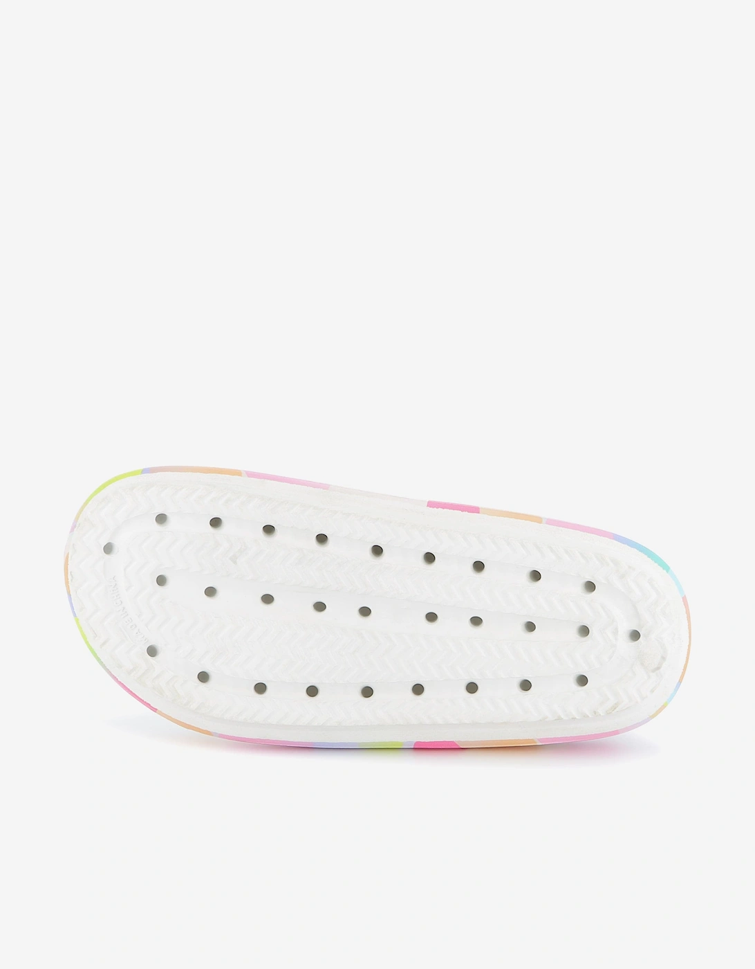 Billieblush Girls Heart Print Sandals in Pink