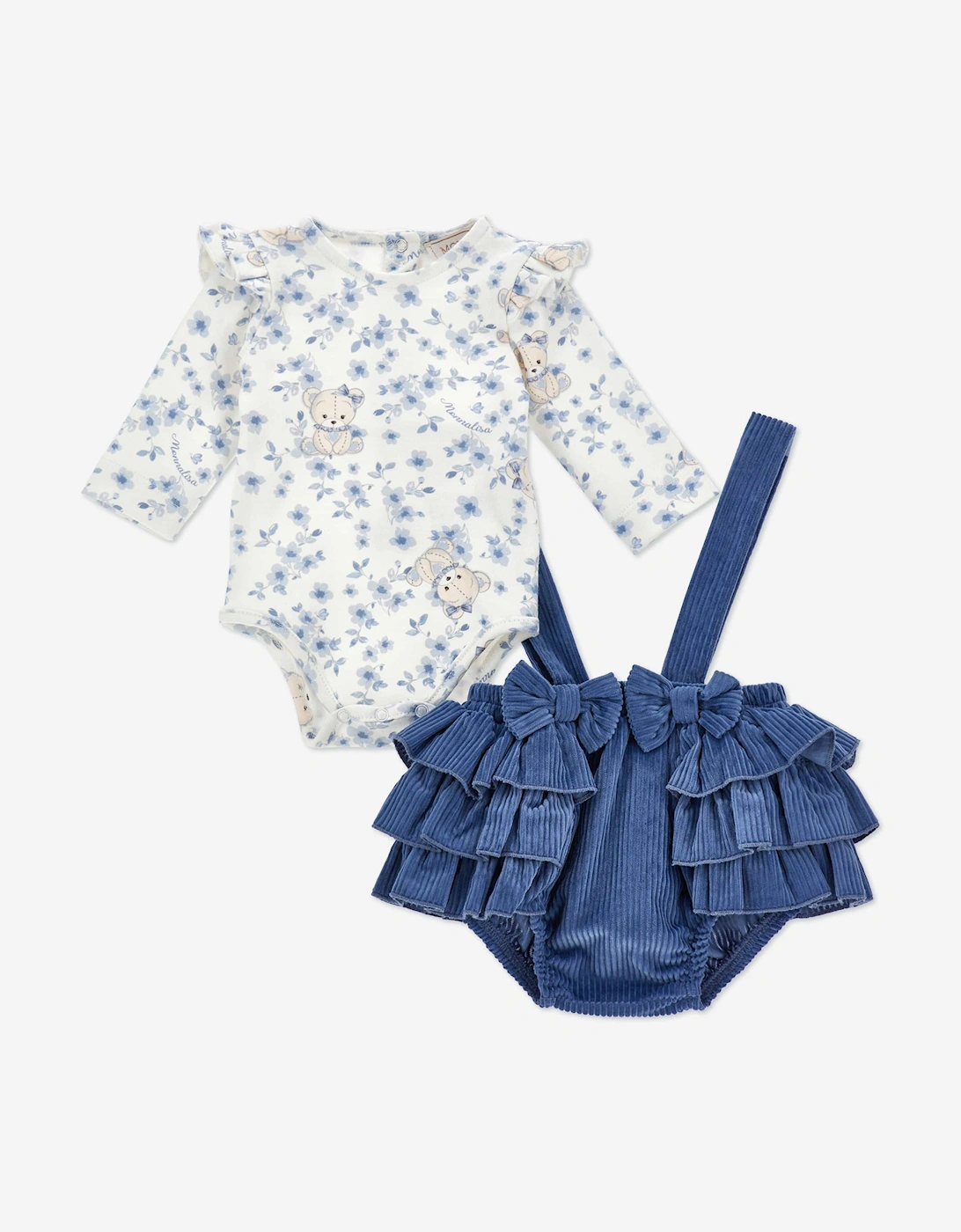 Baby Girls Dress Set in Blue
