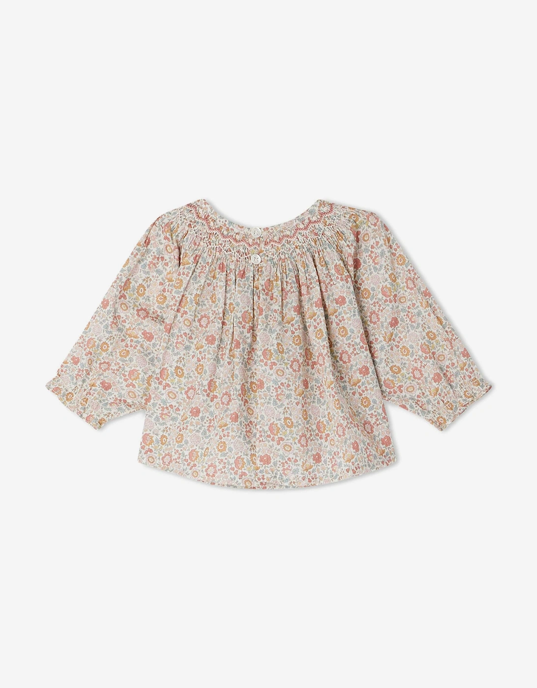Baby Girls Griotte Smocked Blouse in Multicolour