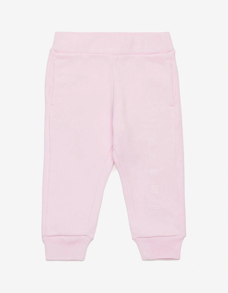 Baby Girls Logo Joggers in Pink