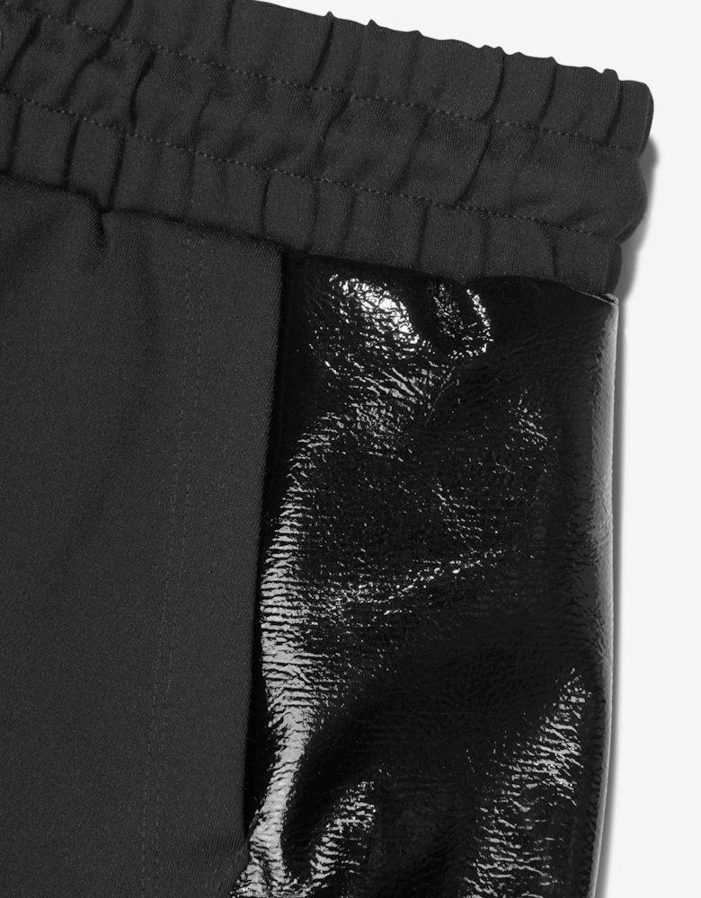 Girls Shiny Shorts in Black