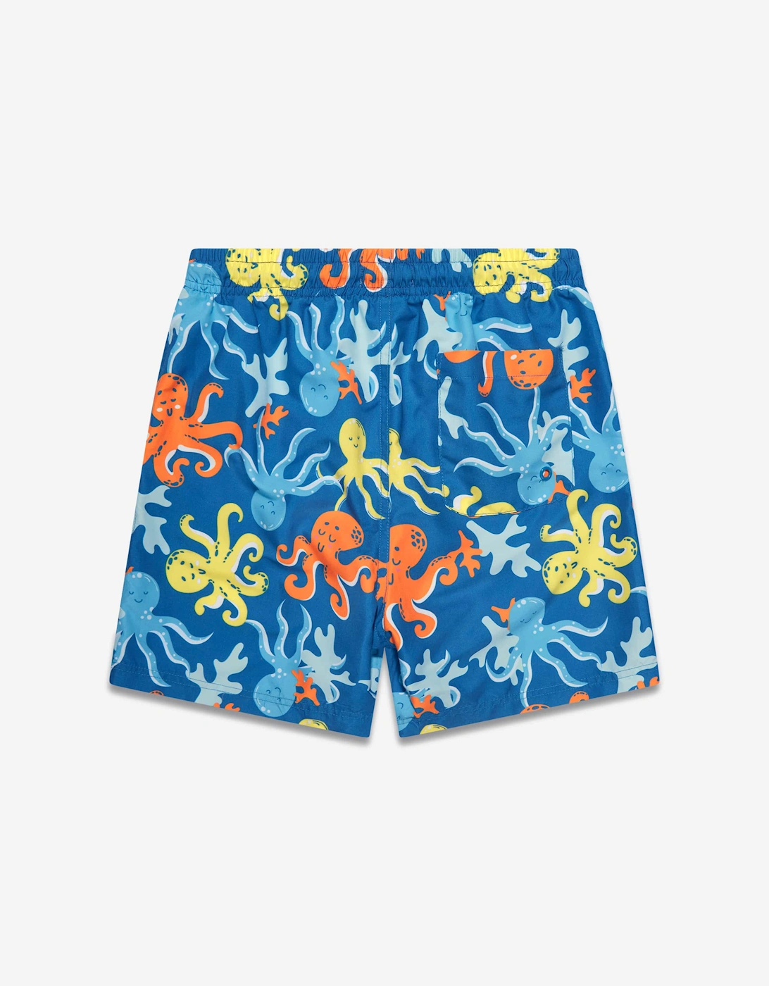 Boys Octopus Swim Shorts (UPF50+) in Blue