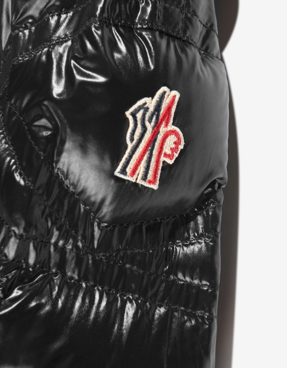 Enfant Grenoble Girls Down Padded Vernayaz Jacket in Black
